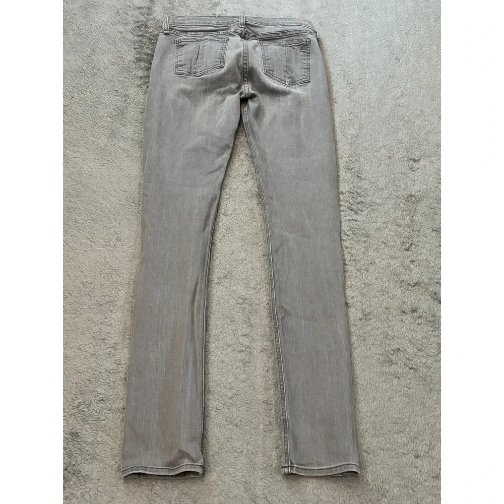 Rag & Bone Skinny Jeans Womens 27 Light Wash Gray Stretch Denim Casual Chic